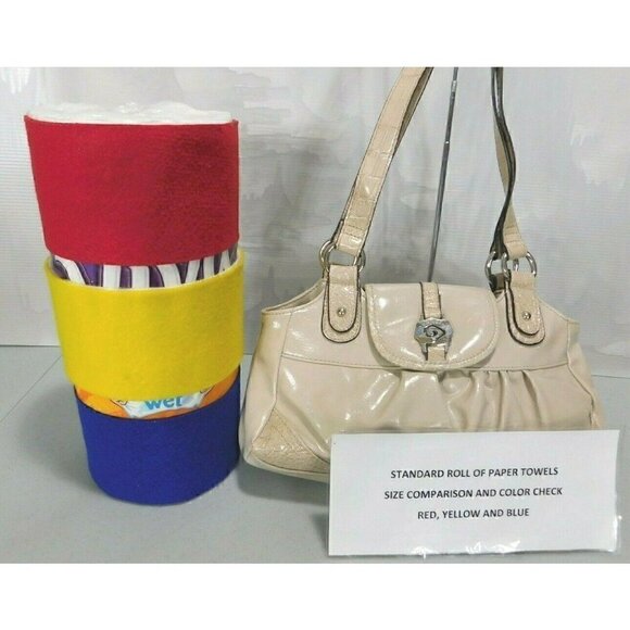 ROSETTI BEIGE COLOR SHOULDER BAG, HANDBAG, PURSE, MAN MADE MATERIALS - Picture 4 of 8